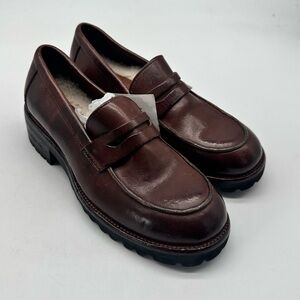 Australia Luxe Collective Women's Brown Leather Loafers EU 39 | US 8.5 | NWT